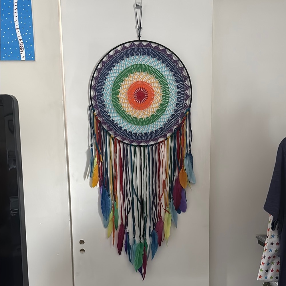 BRAND NEW Colorful Dreamcatcher with Feathers